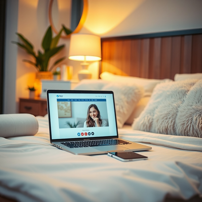 Platform comparison concept showing multiple website interfaces and decision making process