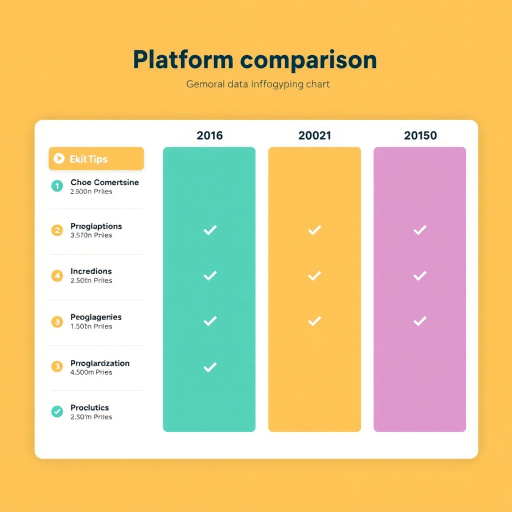 Platform comparison chart visual showing TalkToMe vs NiteFlirt vs SextPanther