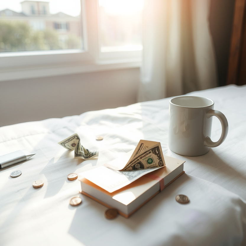 Confident woman working on laptop from home in professional setting
