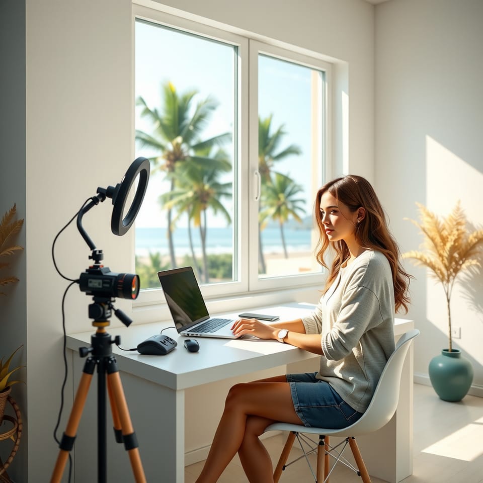 The Digital Nomad Cam Model: Why You Can Actually Stream From Bali for $300/Month (And the Legal Gray Areas Nobody Warns You About)