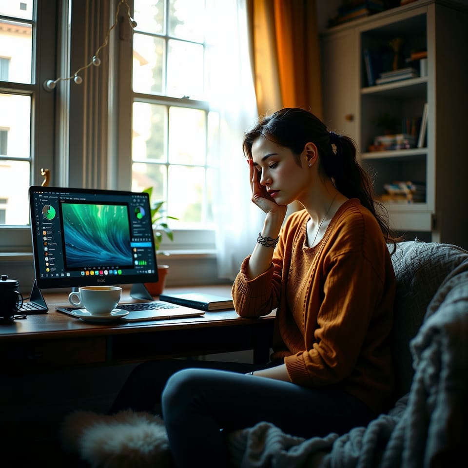 The Depression Productivity Paradox: Why Some Cam Models Actually Work More (And Better) When They're Depressed