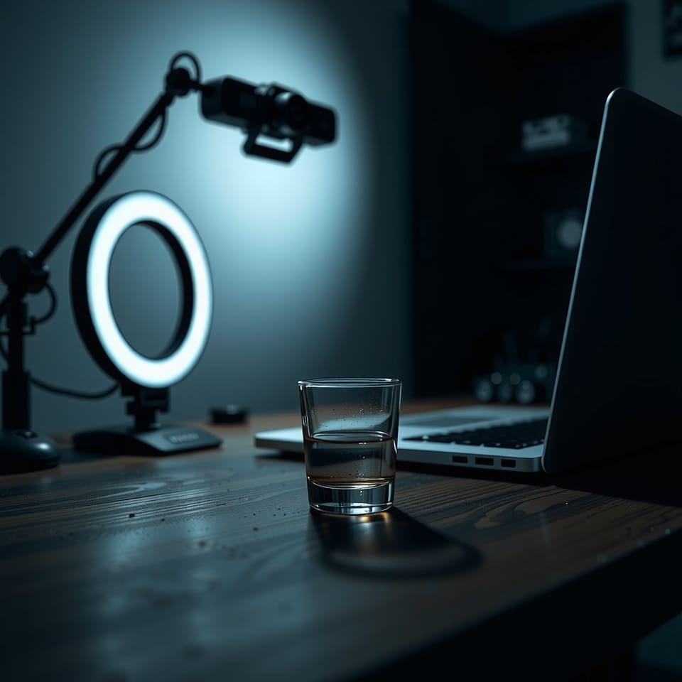 The Liquid Courage Trap: Why You Can't Press 'Start Broadcast' Without a Drink Anymore (And How to Stream Sober)